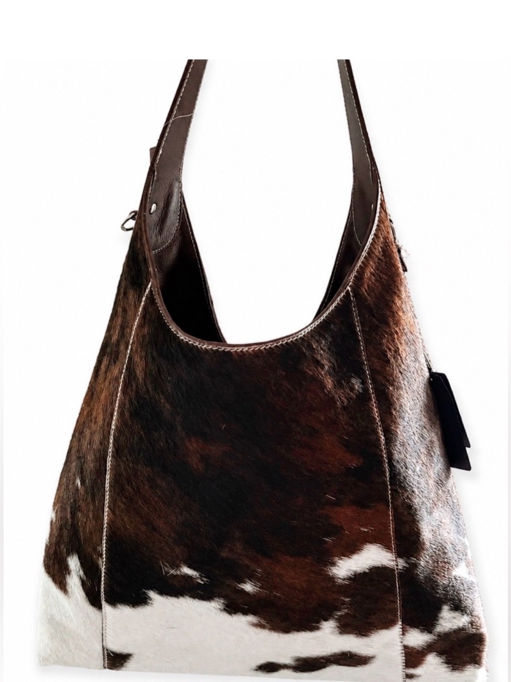 CAVALCANTI Genuine Cowhide Leather Hobo Shoulder Bag Made in Italy BNWT - Picture 2 of 10